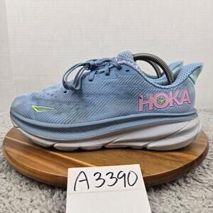 Hoka One One Clifton 9 Dusk Pink Twilight Gym Road Running Shoe Women 9.5 D Wide
